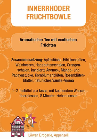 Innerrhoder Fruchtbowle - Loewen Drogerie Appenzell